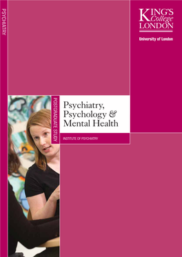 Psychiatry, Psychology & Mental Health