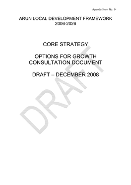 Core Strategy Options For