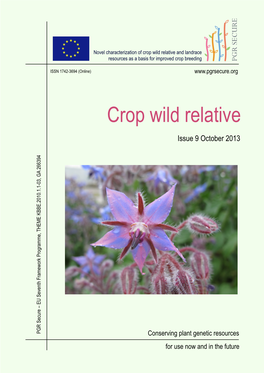 Crop Wild Relative and Landrace Resources As a Basis for Improved Crop Breeding