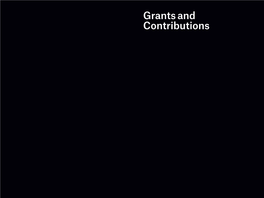 List of Grants