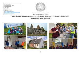 EXTENDED NEWSLETTER NOVEMBER 2017 Kirkmichael in the Black Isle