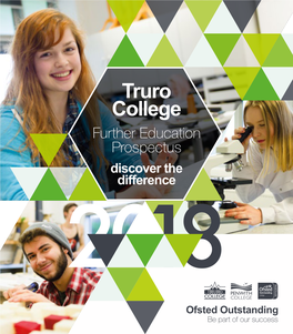 Further Education Prospectus Discover the Difference Welcome