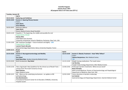 Scientific Program January 26-27, 2021 All Program Times in IST Time Zone (CET+1)