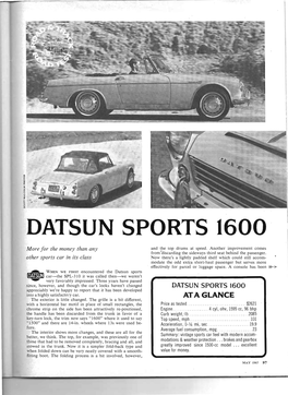 Datsun Sports 1600