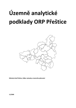 Územně Analytické Podklady ORP Přeštice