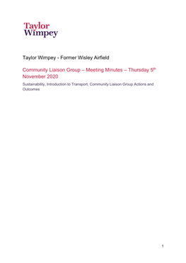 Taylor Wimpey - Former Wisley Airfield