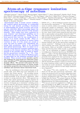 Atom-At-A-Time Resonance Ionization Spectroscopy of Nobelium