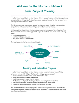Welcome to the Northern Network Basic Surgical Training
