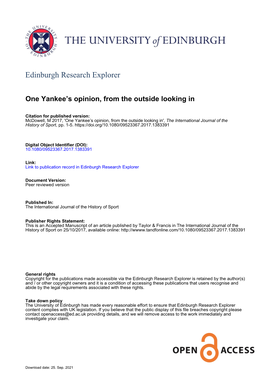 Edinburgh Research Explorer