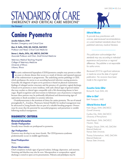 Canine Pyometra