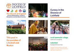 Curacy in the Diocese of Lichfield