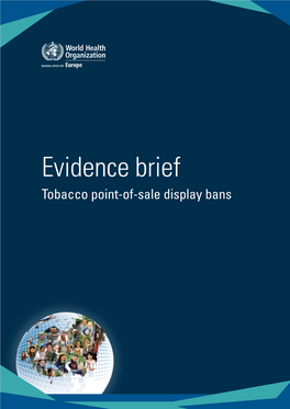 Evidence Brief: Tobacco Point-Of-Sale Display Bans