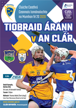 TIOBRAID ÁRANN V an CLÁR