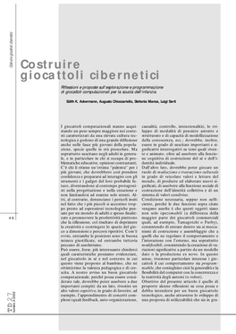 Costruire Giocattoli Cibernetici