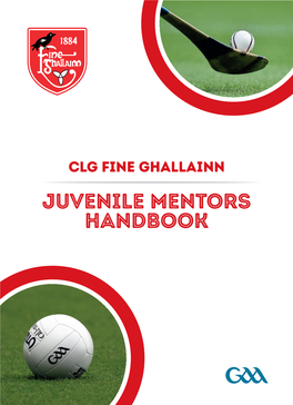 Juvenile Mentors Handbook Contents