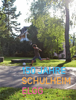 Von Der Rettungsanstalt Sonnenbühl Zum Schulheim Elgg Schulheim Elgg 1