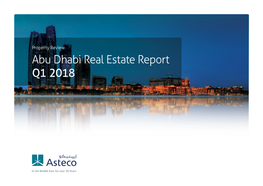 Abu Dhabi Real Estate Report Q1 2018