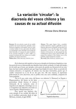 La Diacronía Del Voseo Chileno Y Las Causas De Su Actual Difusión