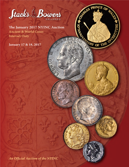 An Official Auction of the NYINC the January 2017 NYINC Auction