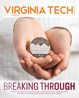 Virginia Tech Magazine, We Enjoy Brian Snell, Summer Woodard Virginia Tech Magazine