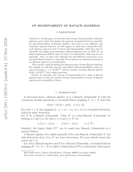 On Biamenability of Banach Algebras 3