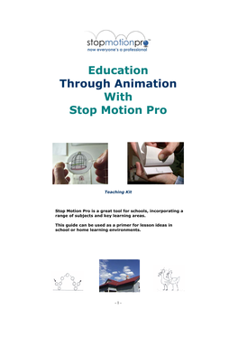 Education Through Animation with Stop Motion Pro