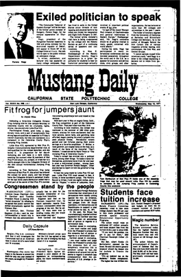 Mustang Daily, May 12, 1971