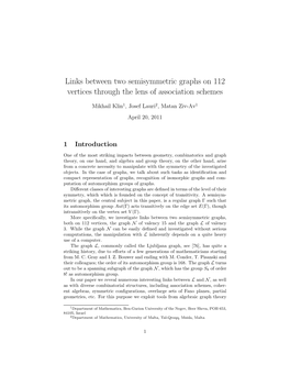 Links Between Two Semisymmetric Graphs on 112 Vertices Through the Lens of Association Schemes
