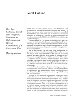 Guest Column