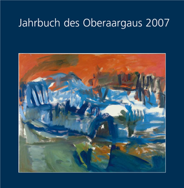 Jahrbuch Des Oberaargaus 2007