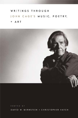 Writings Through John Cage's Music, Poetry, And