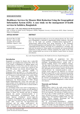 A Case Study on the Management of Health Services in Satkhira, Bangladesh