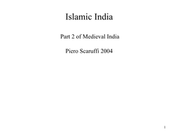 Islamic India