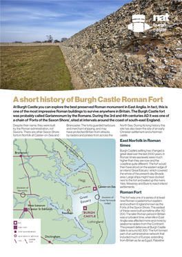 A Short History of Burgh Castle Roman Fort at Burgh Castle You Can Explore the Best Preserved Roman Monument in East Anglia