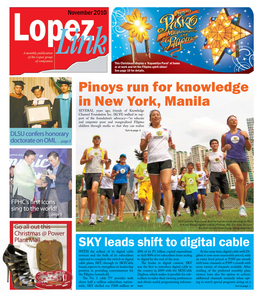 Pinoys Run for Knowledge in New York, Manila SEVERAL Years Ago, Friends of Knowledge Channel Foundation Inc