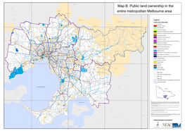 Public Land Ownership in the Entire Metropolitan Melbourne Area