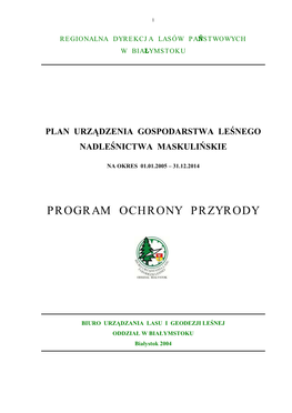 Program Ochrony Przyrody