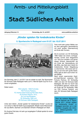 Amtsblatt Nr. 14