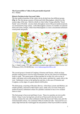 The Gaywood River Valley in the Post-Medieval Period M