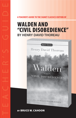 Walden and “Civil Disobedience” by Henry David Thoreau