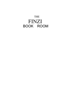 Finzi Book Room