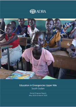 Education in Emergencies Upper Nile South Sudan