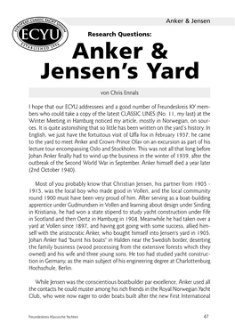 Anker & Jensen's Yard