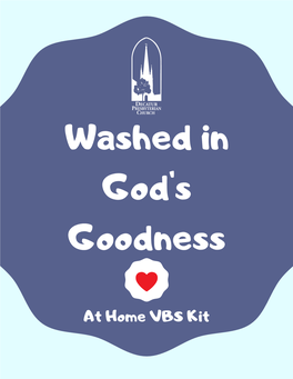 Washed in God's Goodness Packet