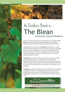 The Blean Outdoors Break