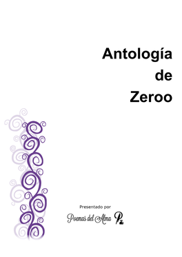 Antología De Zeroo Antología De Zeroo