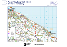 Paston Way Long Walk 1 (Of 2) Cromer to Mundesley