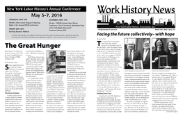 Work History News, Winter-Spring 2016