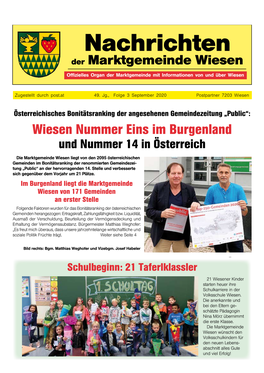 Nachrichten Der Marktgemeinde Wiesen 1 Nachrichten Der Marktgemeinde Wiesen