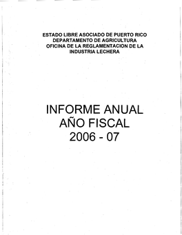 Informe Anual Ano Fiscal